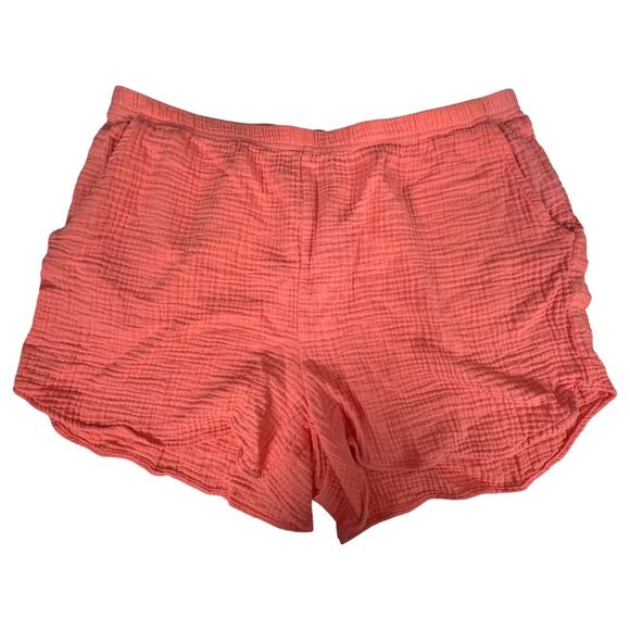 Jason Wu Pink Gauze Gauzy Short Sleeve Shorts Lounge Set Size Large - Picture 9 of 9